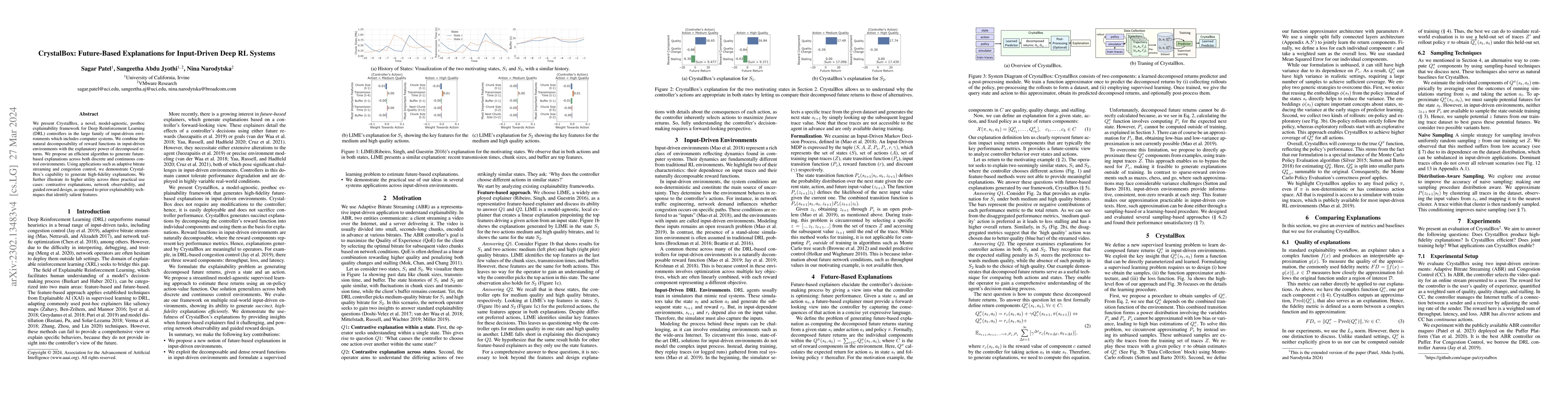 Thumbnail for CrystalBox: Future-Based Explanations for Input-Driven Deep RL Systems