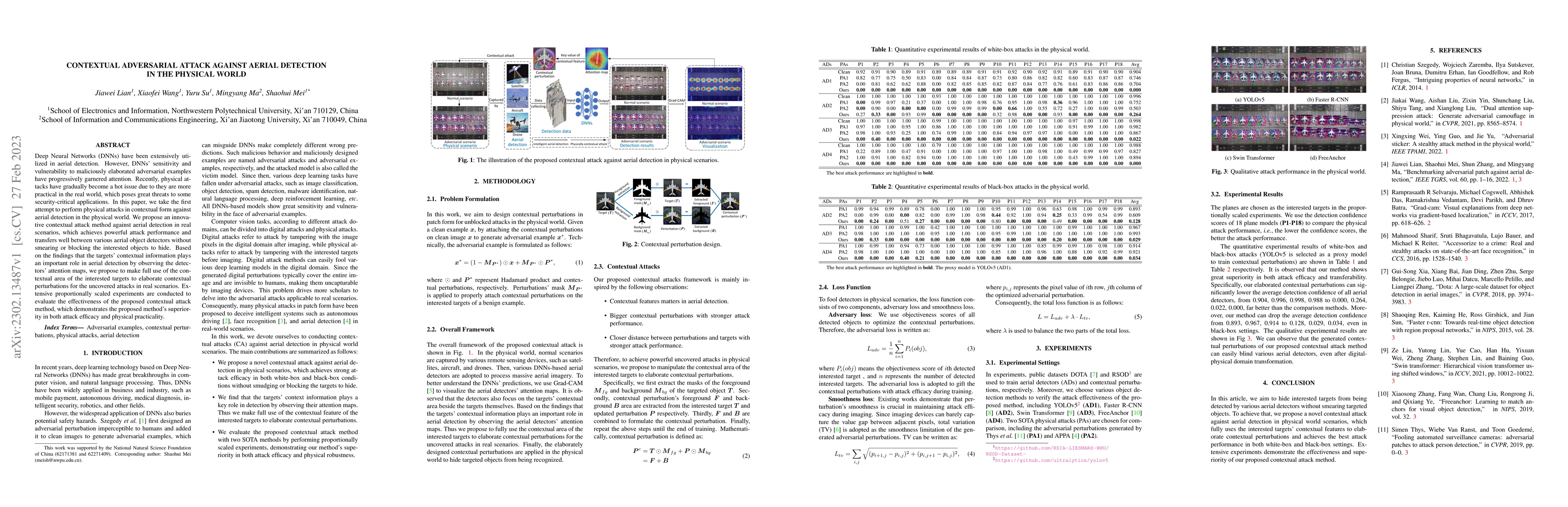 Thumbnail for Contextual adversarial attack against aerial detection in the physical
  world