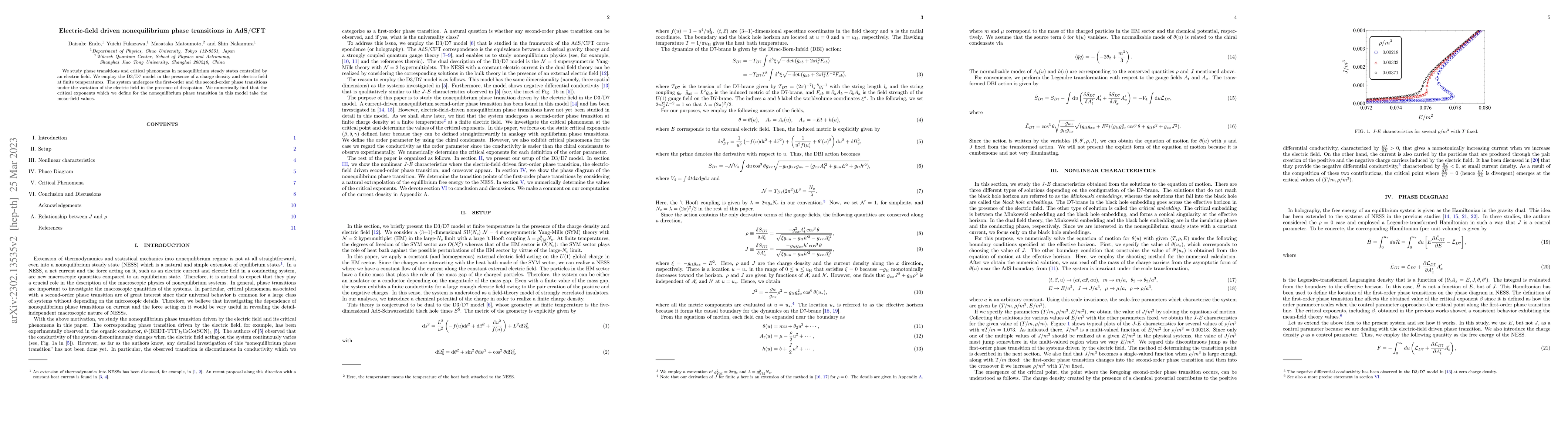 Thumbnail for Electric-field driven nonequilibrium phase transitions in AdS/CFT