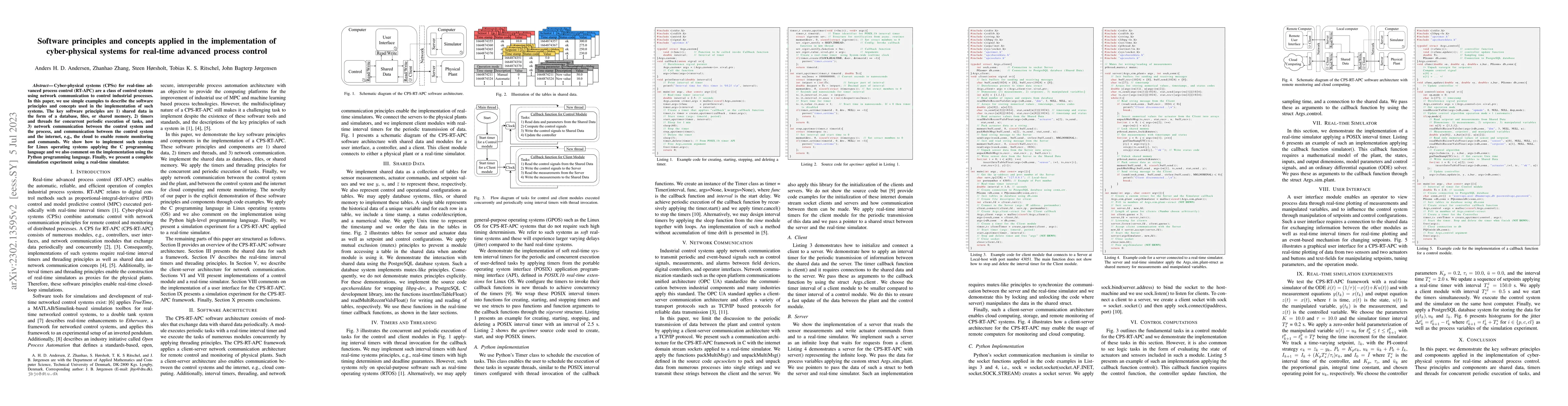 Thumbnail for Software principles and concepts applied in the implementation of
  cyber-physical systems for real-time advanced process control
