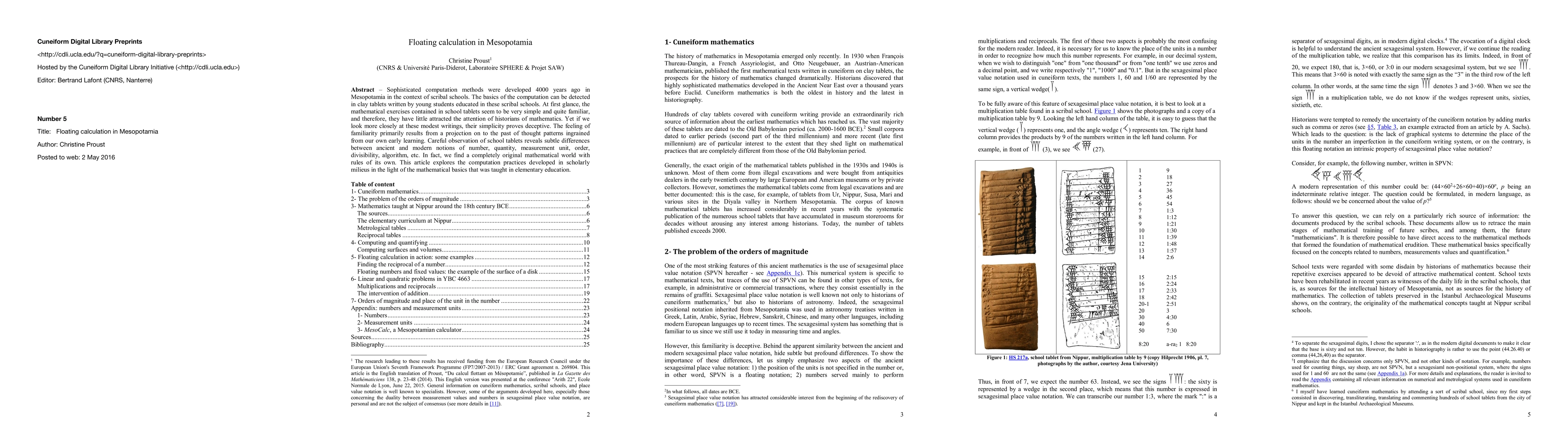 Thumbnail for Floating calculation in Mesopotamia