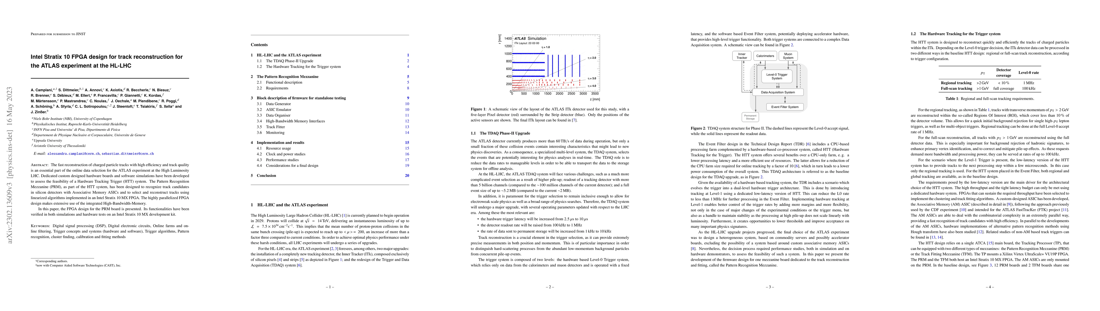 Thumbnail for Intel Stratix 10 FPGA design for track reconstruction for the ATLAS
  experiment at the HL-LHC