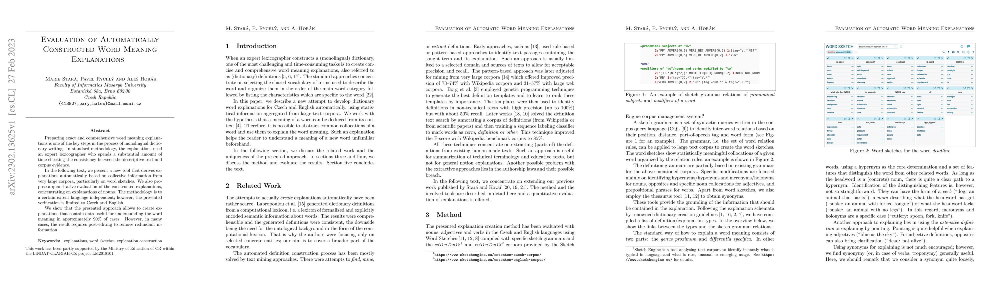 Thumbnail for Evaluation of Automatically Constructed Word Meaning Explanations