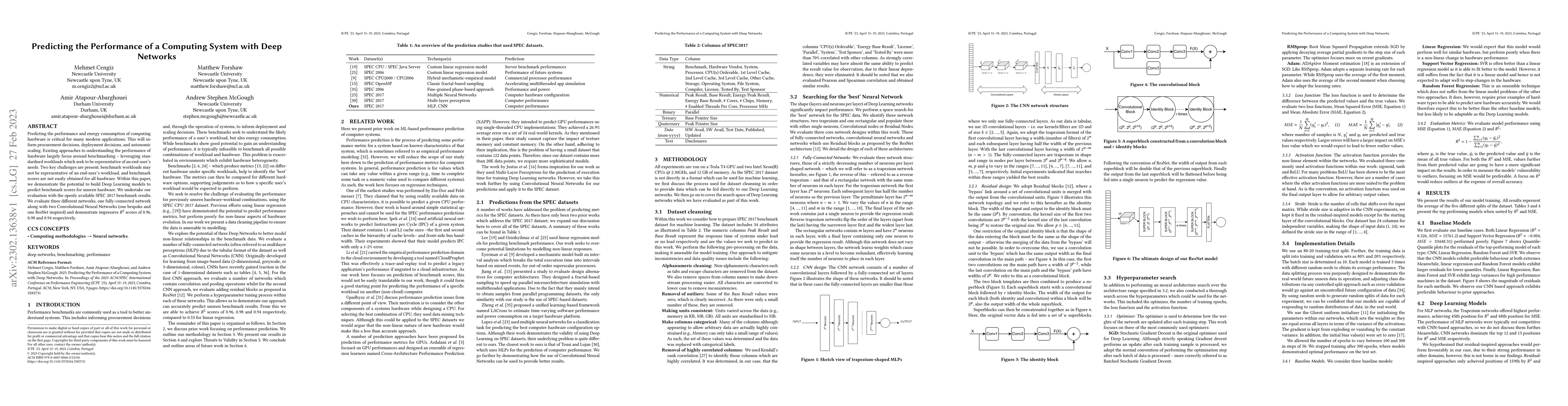 Thumbnail for Predicting the Performance of a Computing System with Deep Networks