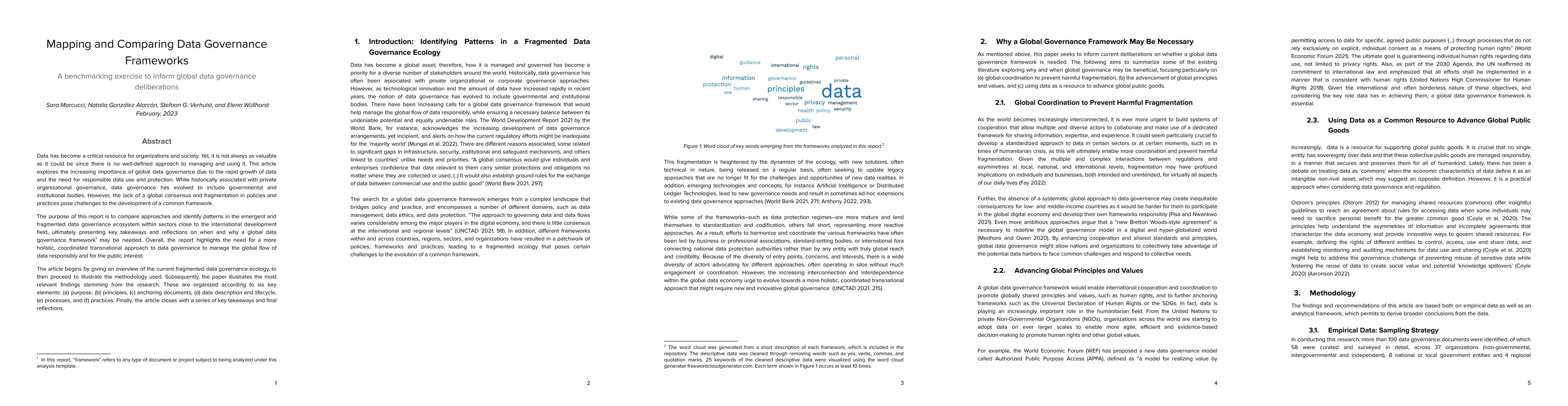 Thumbnail for Mapping and Comparing Data Governance Frameworks: A benchmarking
  exercise to inform global data governance deliberations