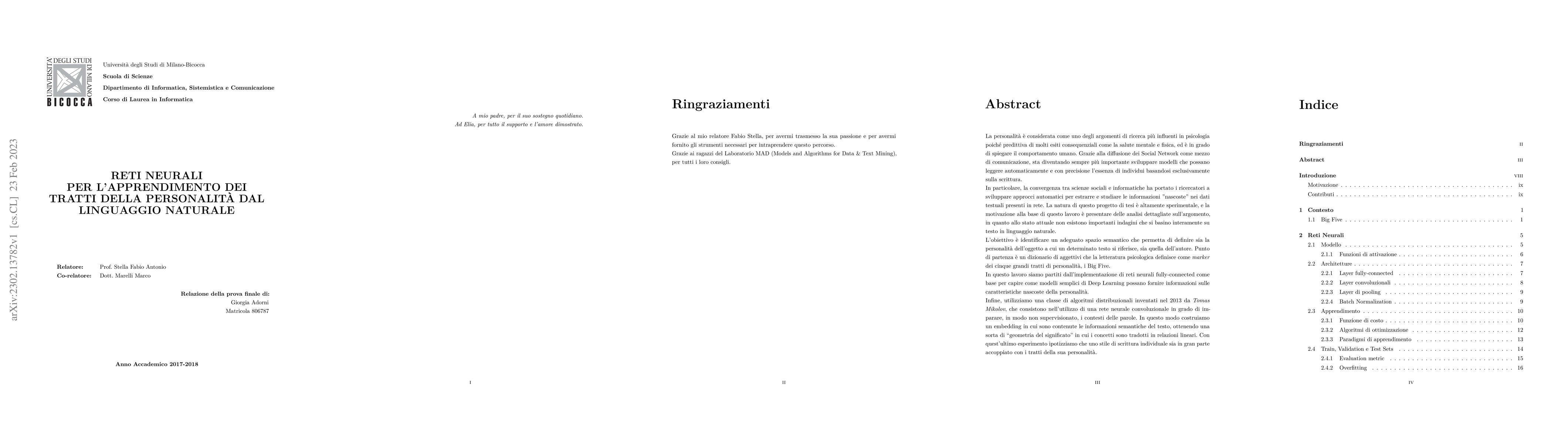 Thumbnail for Neural networks for learning personality traits from natural language