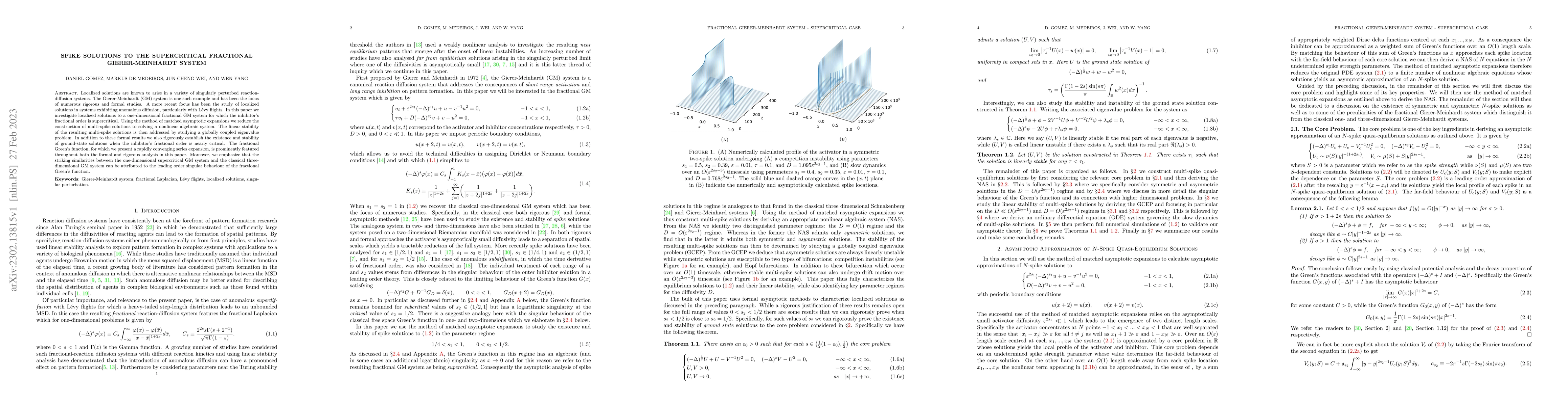 Thumbnail for Spike Solutions to the Supercritical Fractional Gierer-Meinhardt System