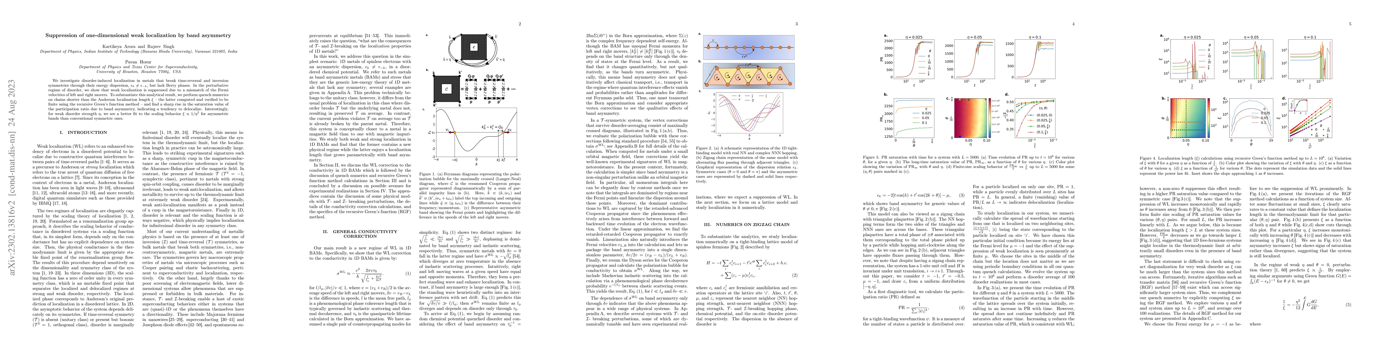 Thumbnail for Suppression of one-dimensional weak localization by band asymmetry