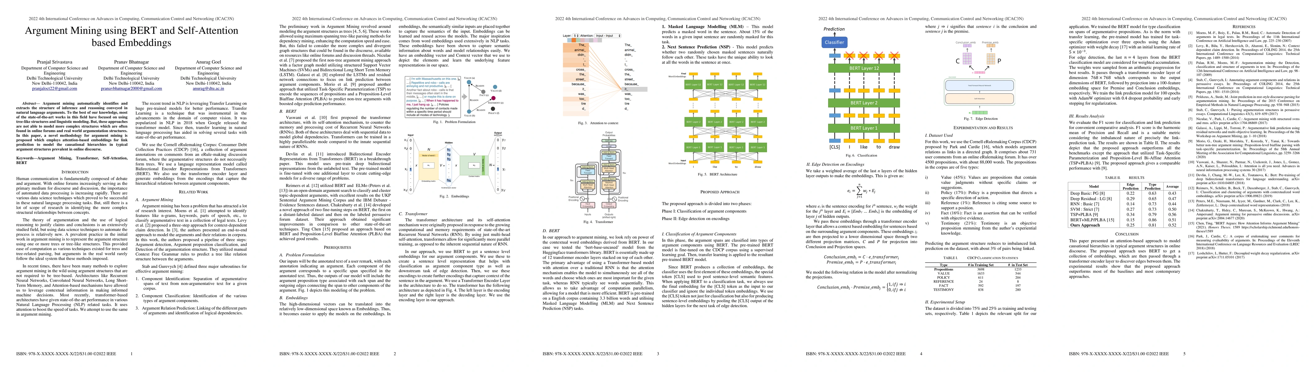 Thumbnail for Argument Mining using BERT and Self-Attention based Embeddings
