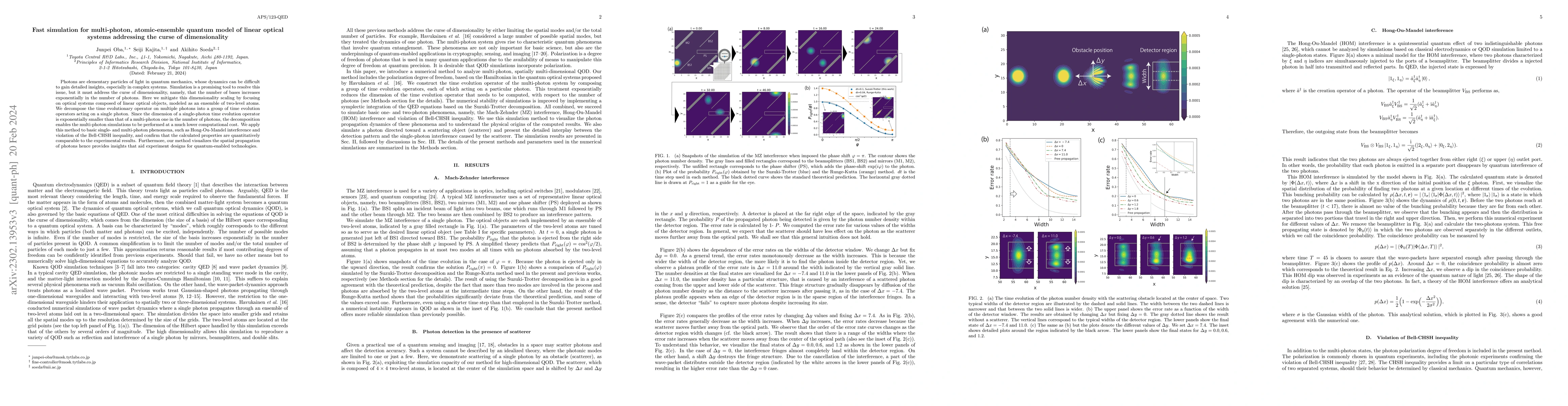 Thumbnail for Fast simulation for multi-photon, atomic-ensemble quantum model of
  linear optical systems addressing the curse of dimensionality