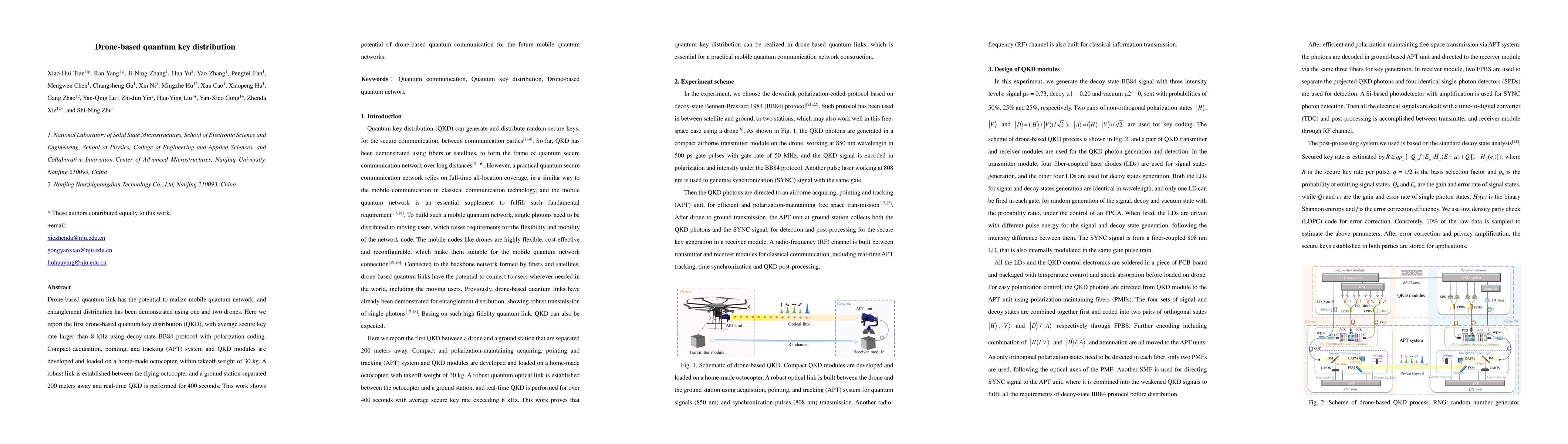 Thumbnail for Drone-based quantum key distribution