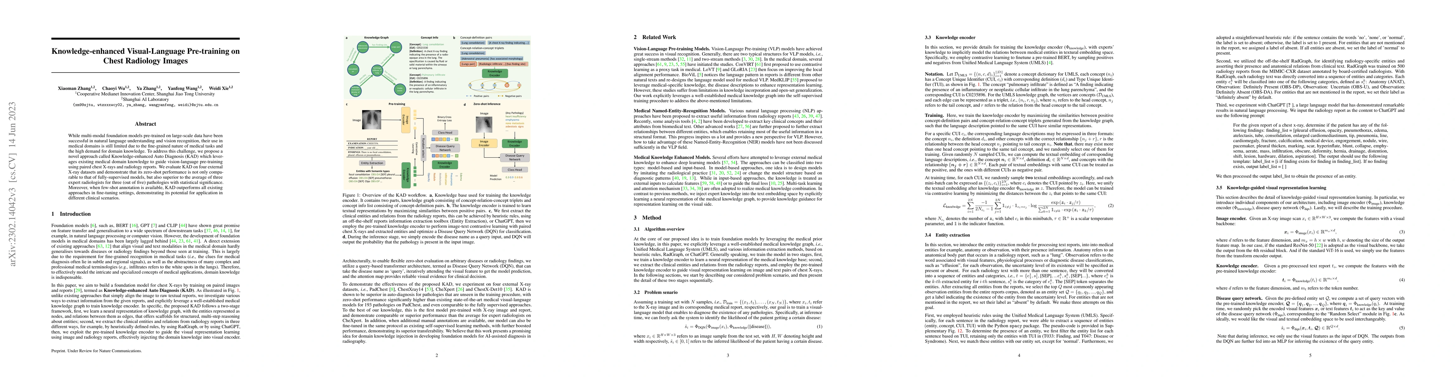Thumbnail for Knowledge-enhanced Visual-Language Pre-training on Chest Radiology
  Images