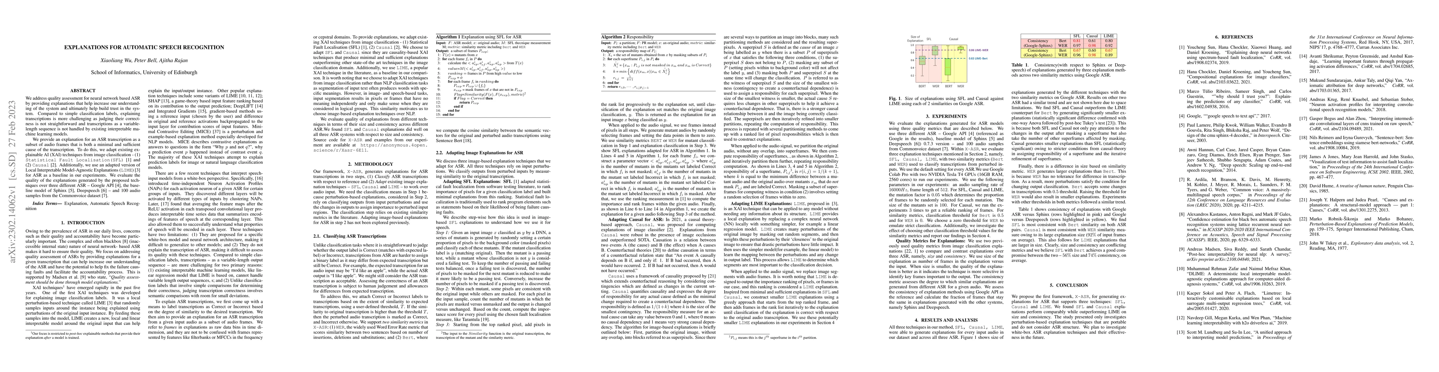 Thumbnail for Explanations for Automatic Speech Recognition