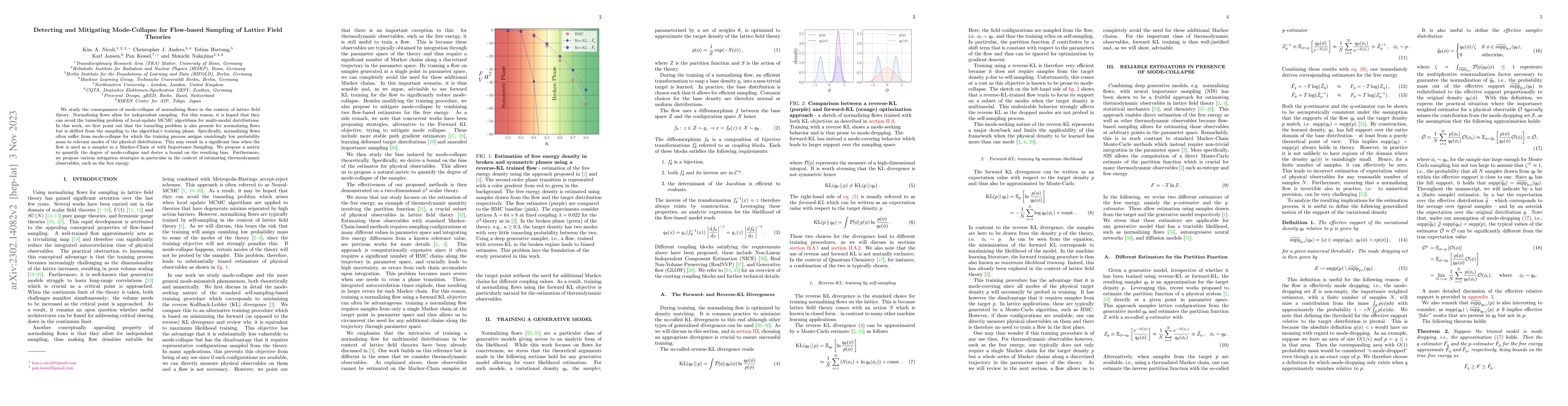 Thumbnail for Detecting and Mitigating Mode-Collapse for Flow-based Sampling of
  Lattice Field Theories