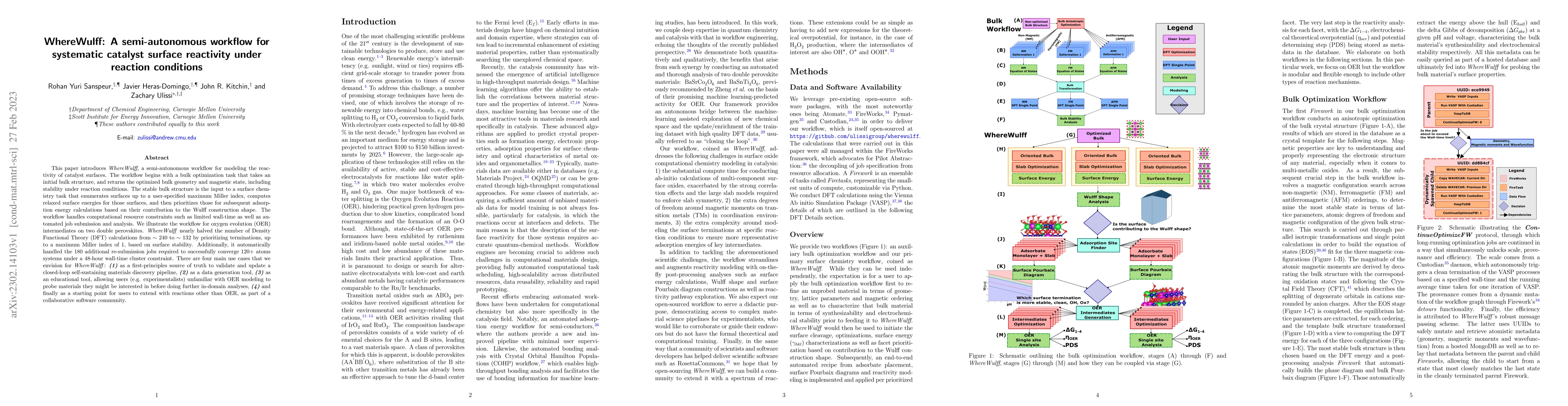 Thumbnail for WhereWulff: A semi-autonomous workflow for systematic catalyst surface
  reactivity under reaction conditions