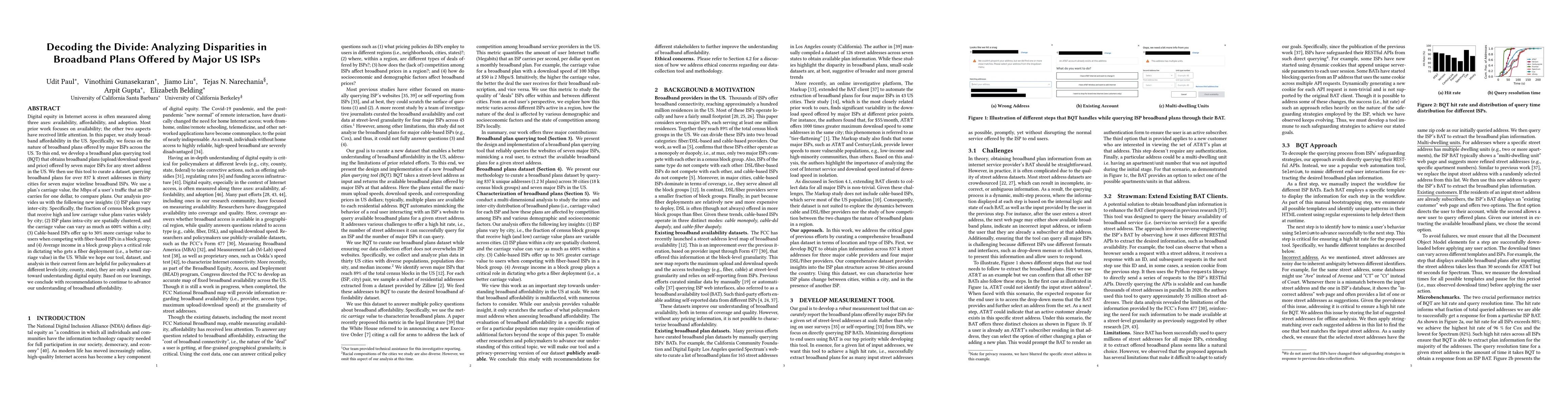 Thumbnail for Decoding the Divide: Analyzing Disparities in Broadband Plans Offered by
  Major US ISPs