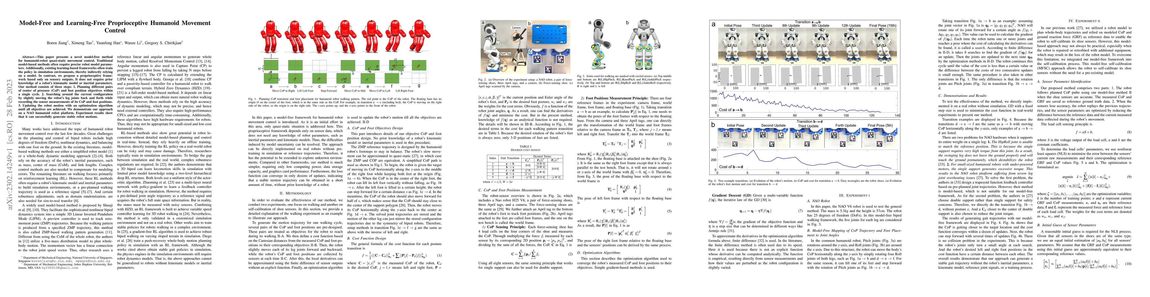 Thumbnail for Model-Free and Learning-Free Proprioceptive Humanoid Movement Control
