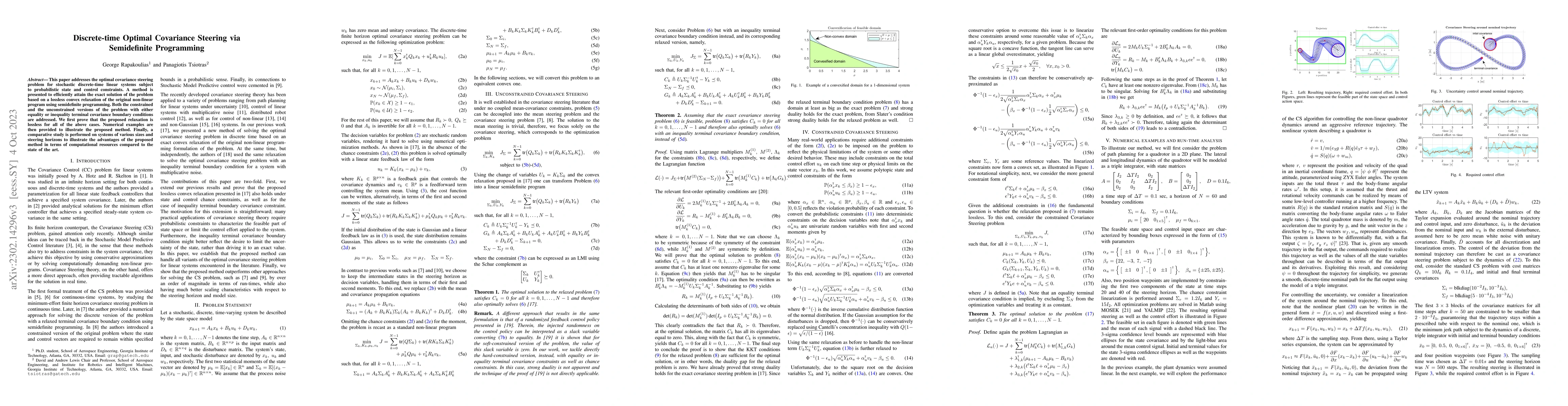 Thumbnail for Discrete-time Optimal Covariance Steering via Semidefinite Programming