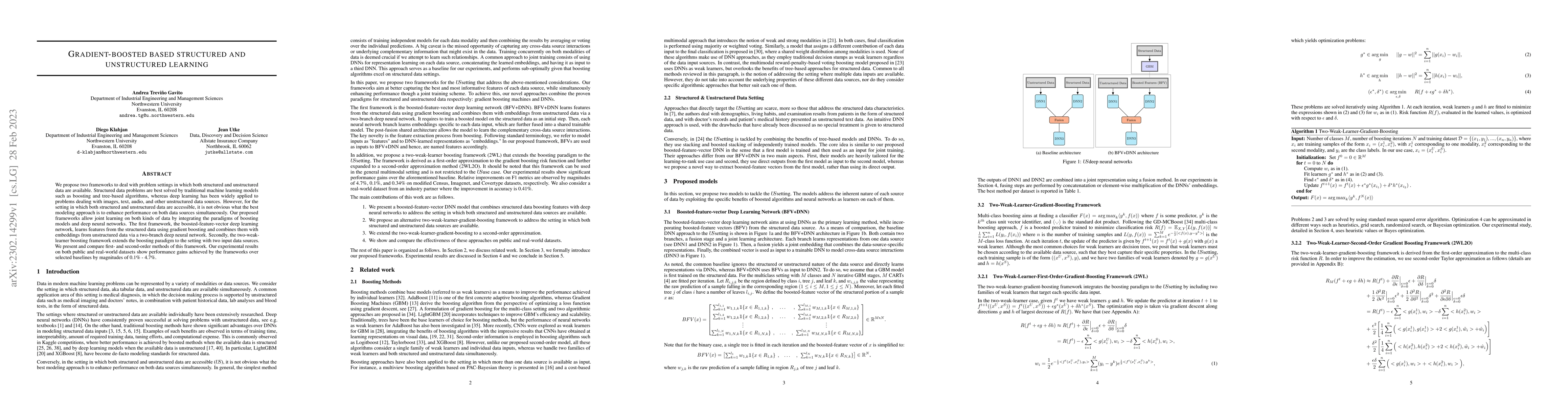 Thumbnail for Gradient-Boosted Based Structured and Unstructured Learning