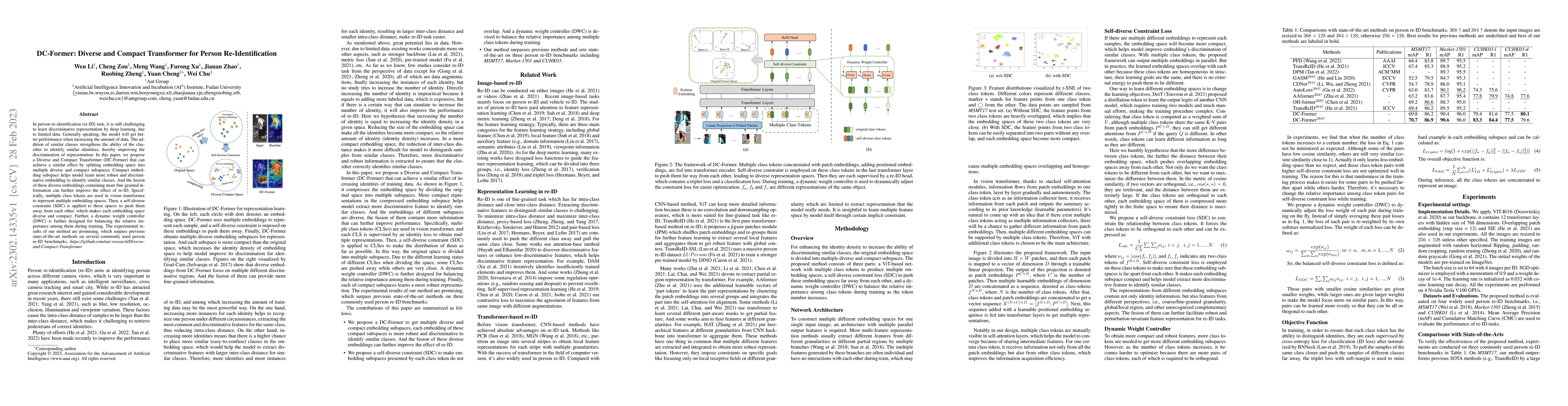 Thumbnail for DC-Former: Diverse and Compact Transformer for Person Re-Identification