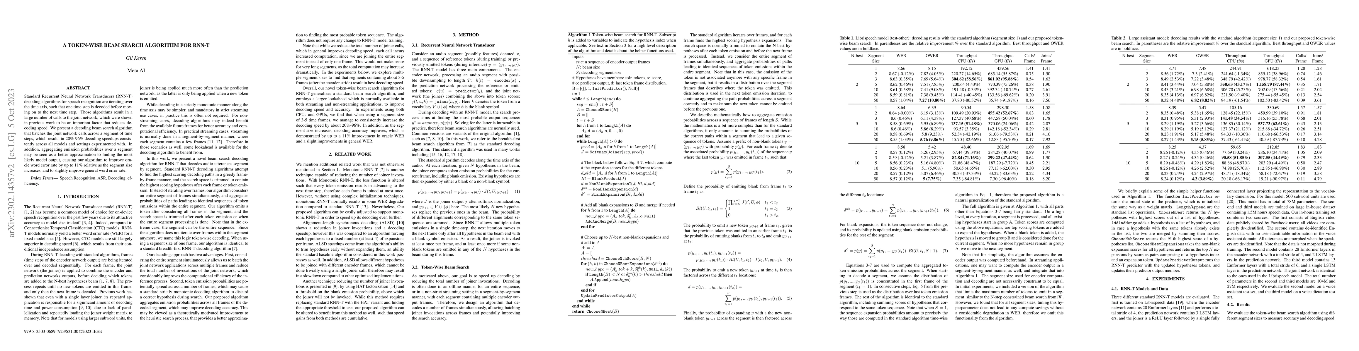 Thumbnail for A Token-Wise Beam Search Algorithm for RNN-T