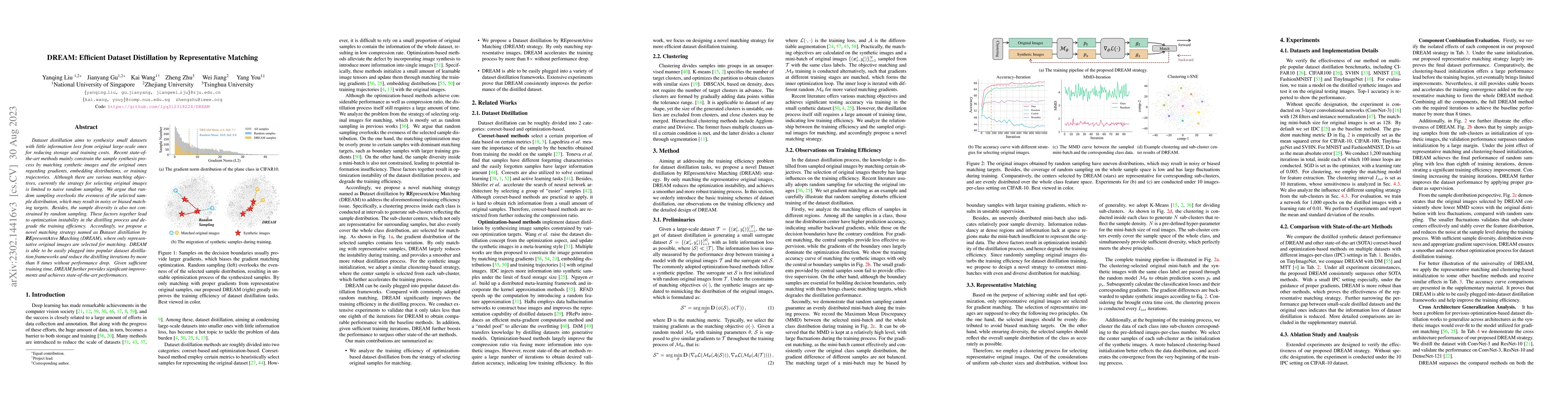 Thumbnail for DREAM: Efficient Dataset Distillation by Representative Matching
