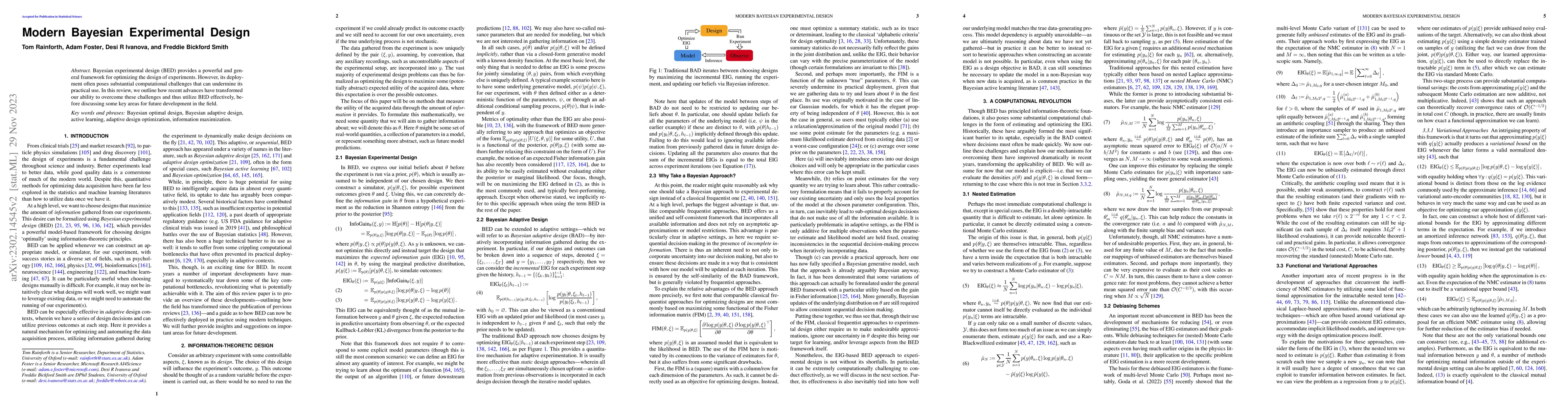 Thumbnail for Modern Bayesian Experimental Design