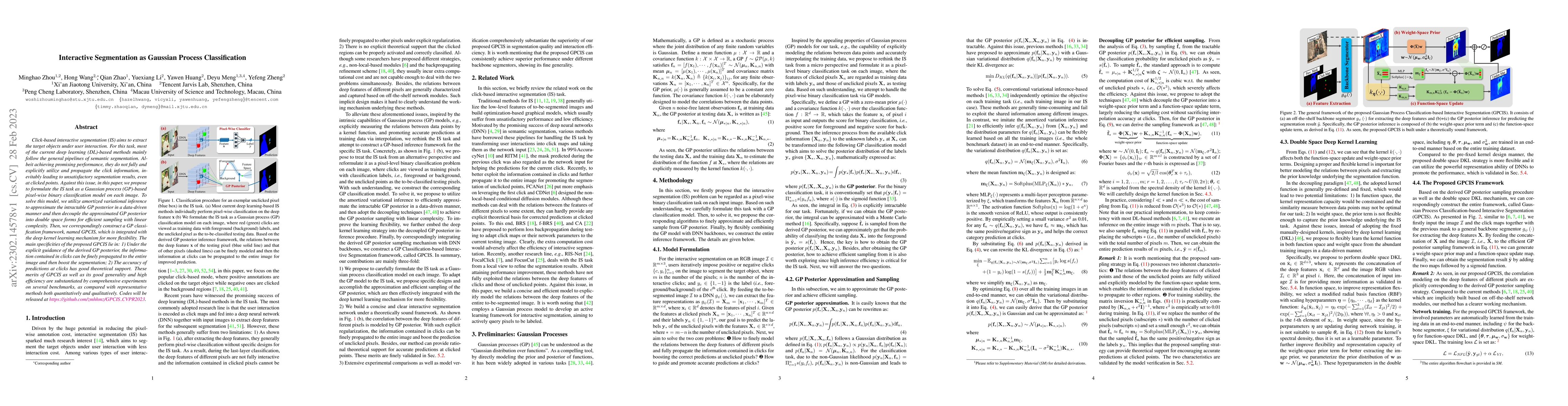 Thumbnail for Interactive Segmentation as Gaussian Process Classification