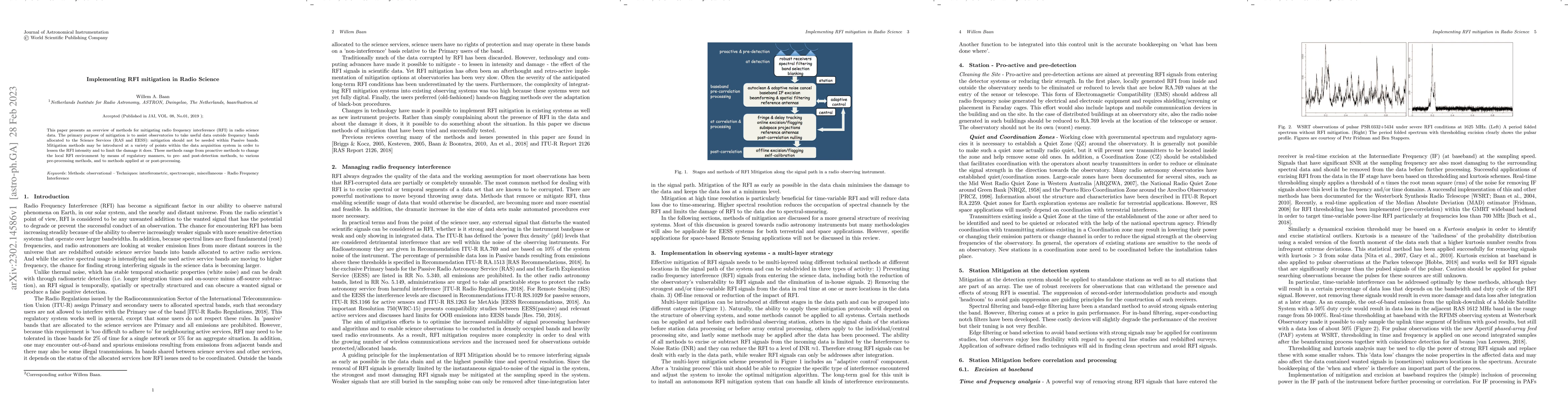 Thumbnail for Implementing RFI mitigation in Radio Science