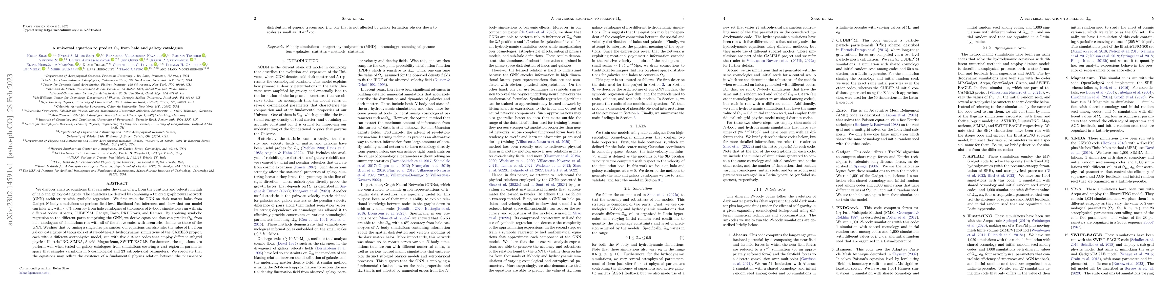 Thumbnail for A universal equation to predict $\Omega_{\rm m}$ from halo and galaxy
  catalogues