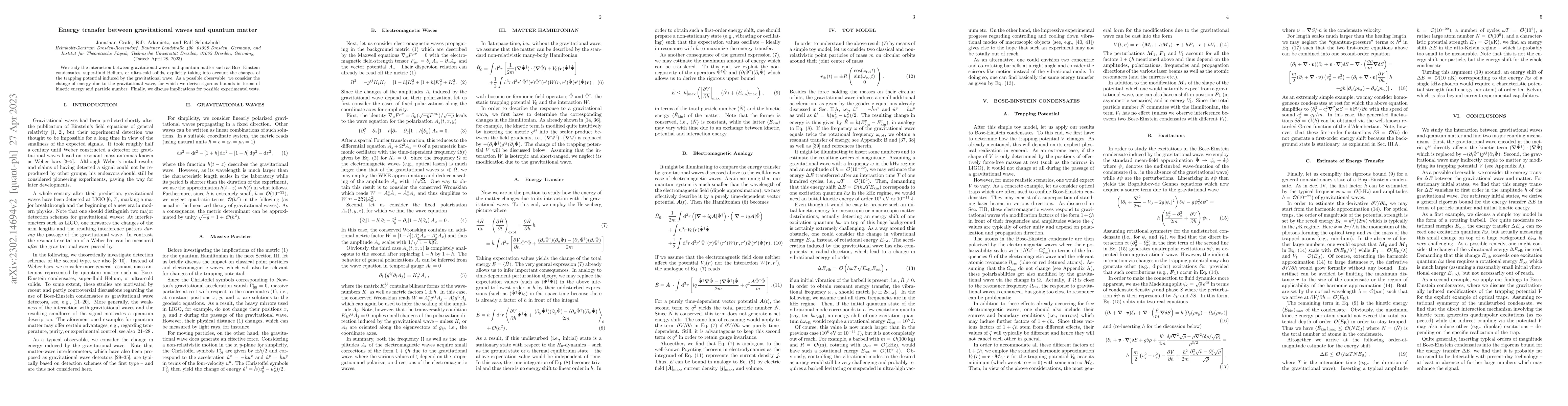 Thumbnail for Energy transfer between gravitational waves and quantum matter