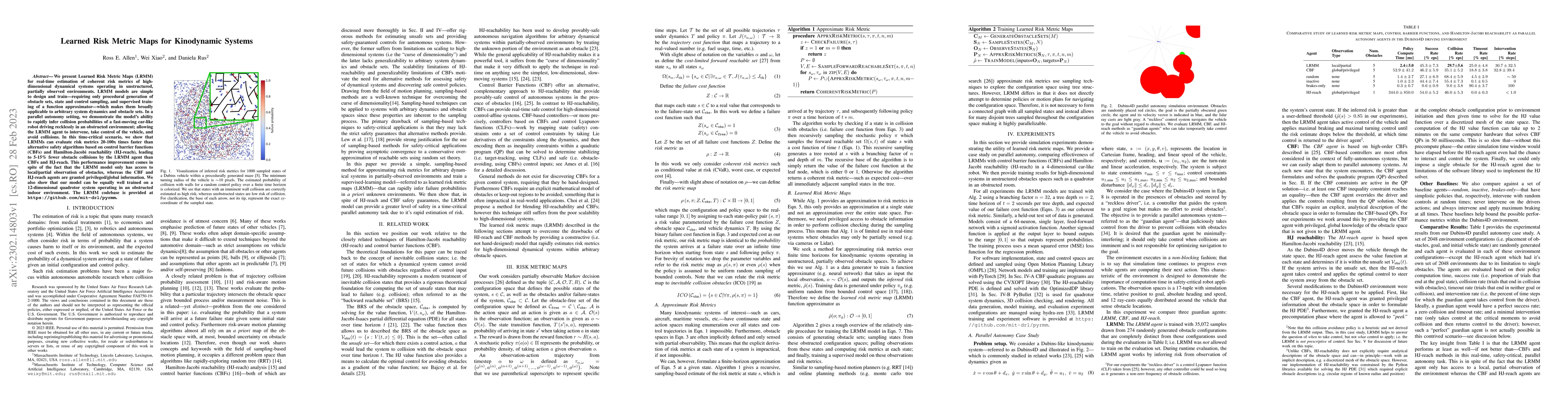 Thumbnail for Learned Risk Metric Maps for Kinodynamic Systems