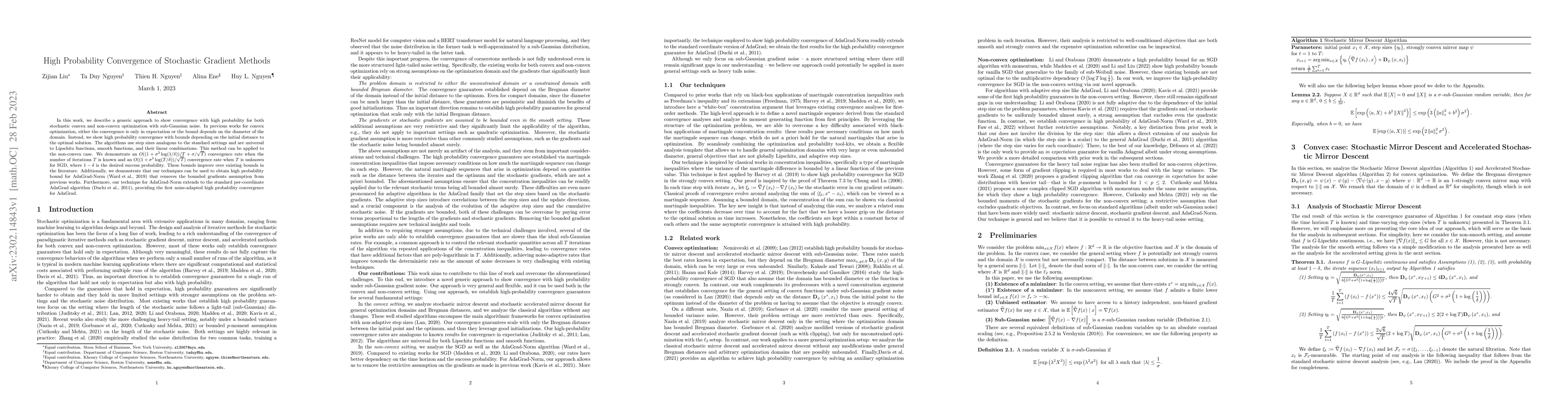 Thumbnail for High Probability Convergence of Stochastic Gradient Methods