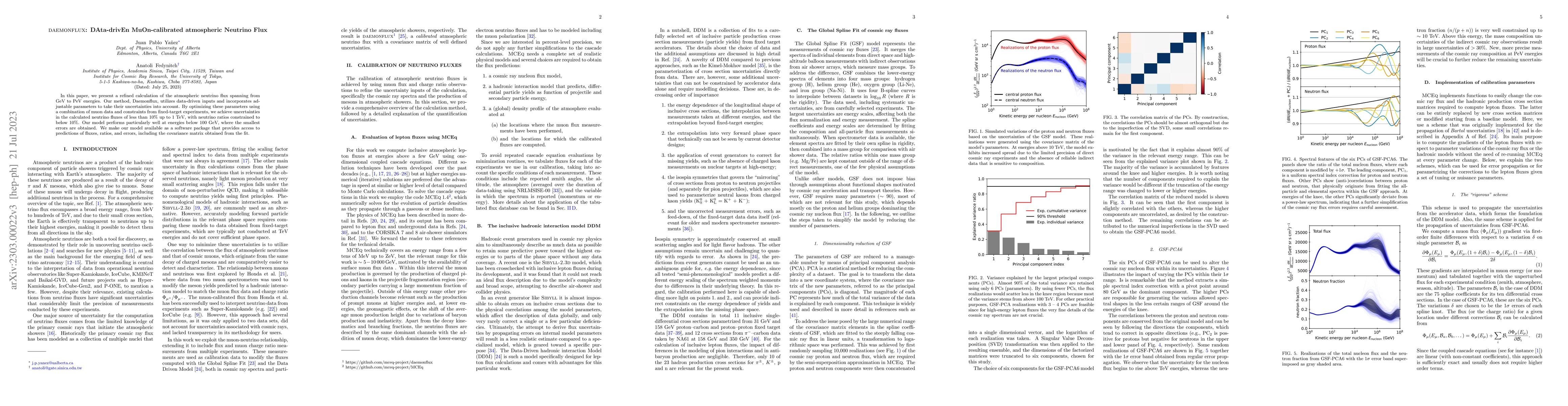 Thumbnail for DAEMONFLUX: DAta-drivEn MuOn-calibrated atmospheric Neutrino Flux