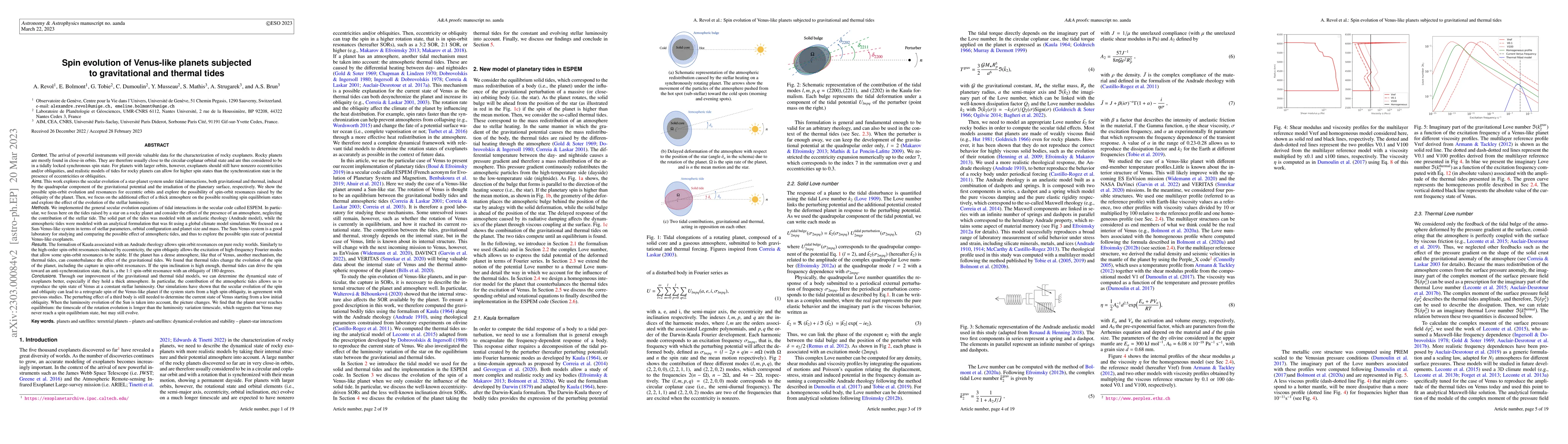 Thumbnail for Spin evolution of Venus-like planets subjected to gravitational and
  thermal tides