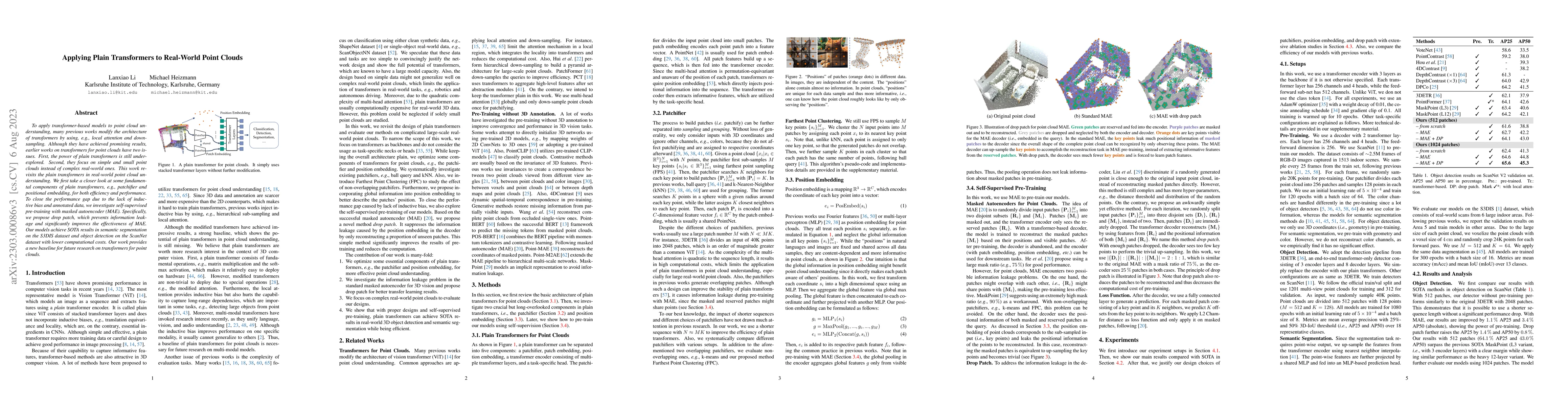 Thumbnail for Applying Plain Transformers to Real-World Point Clouds