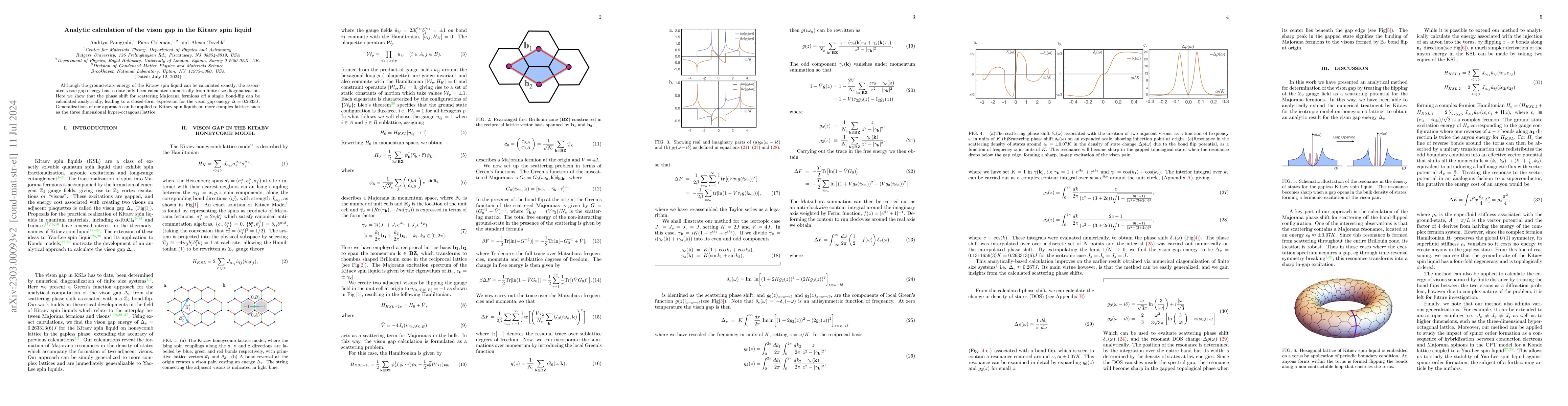 Thumbnail for Analytic calculation of the vison gap in the Kitaev spin liquid