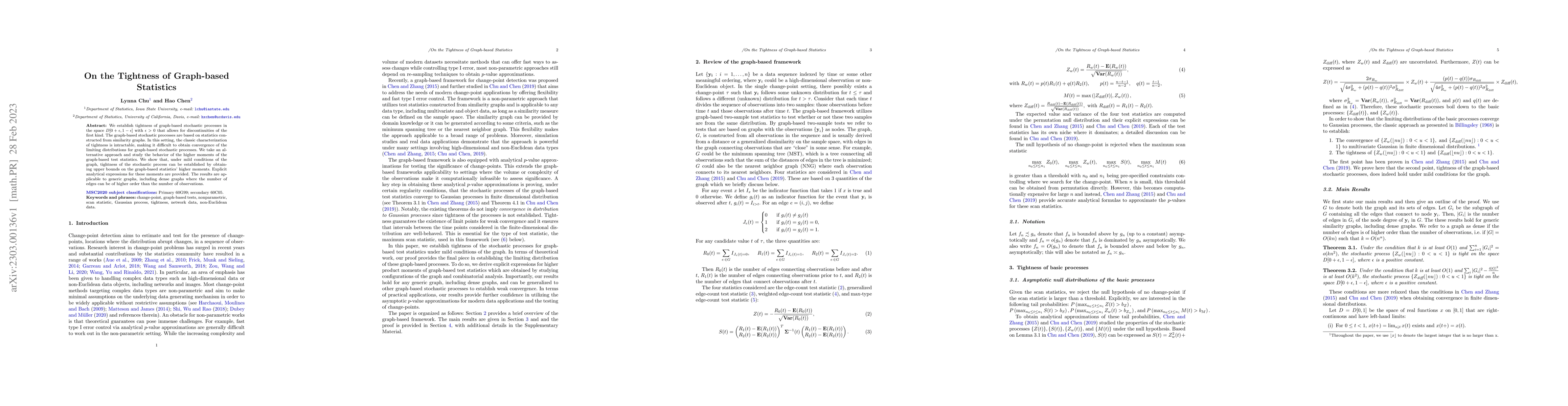 Thumbnail for On the tightness of graph-based statistics
