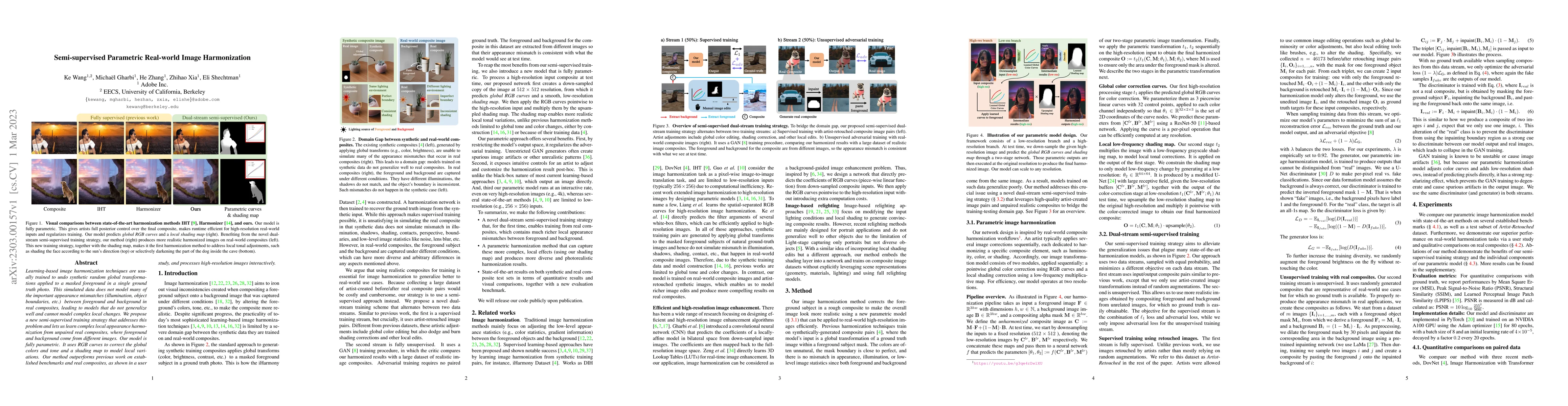 Thumbnail for Semi-supervised Parametric Real-world Image Harmonization