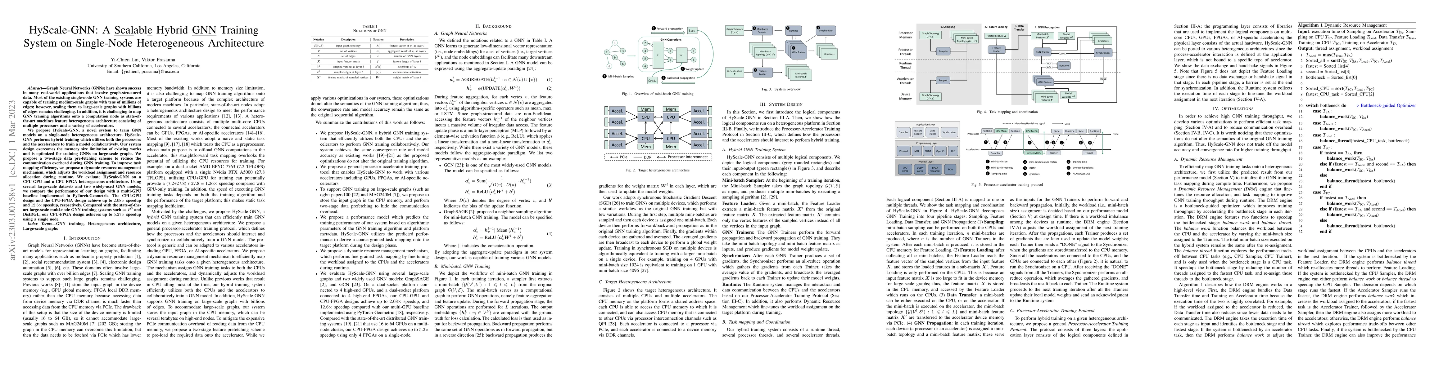 Thumbnail for HyScale-GNN: A Scalable Hybrid GNN Training System on Single-Node
  Heterogeneous Architecture