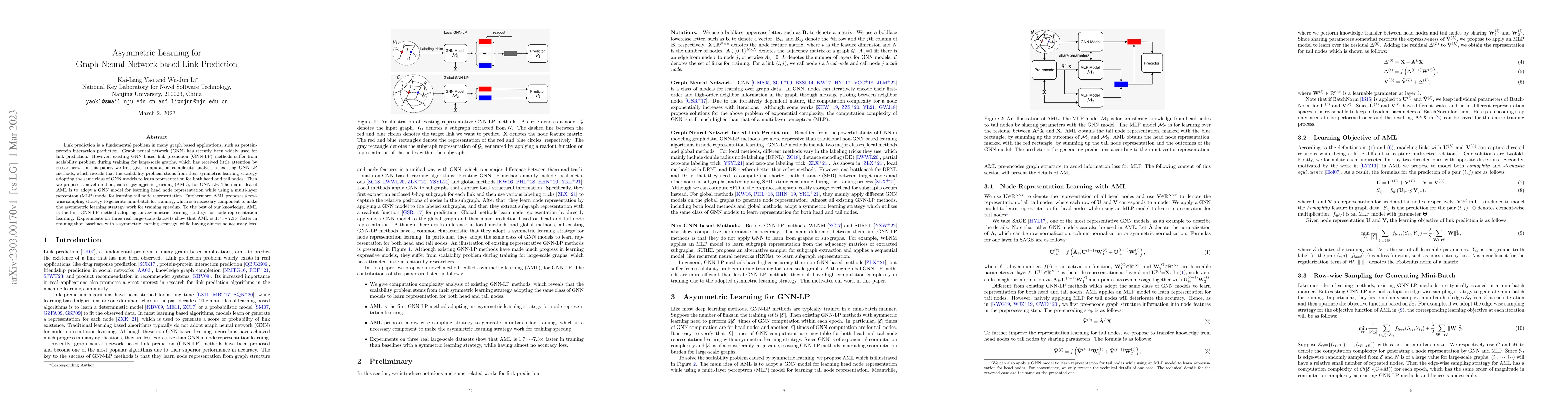 Thumbnail for Asymmetric Learning for Graph Neural Network based Link Prediction