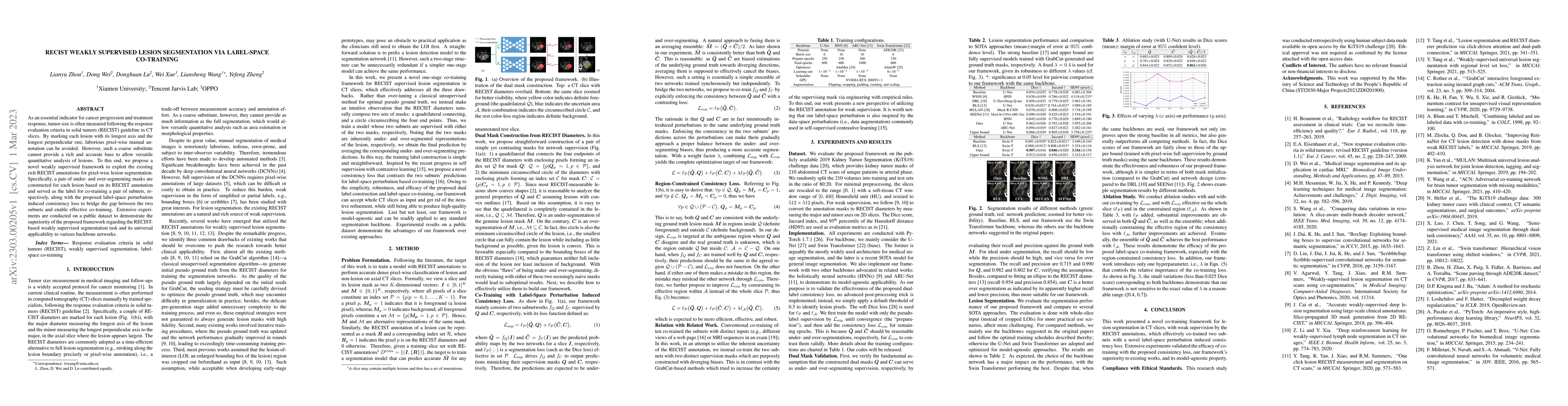Thumbnail for RECIST Weakly Supervised Lesion Segmentation via Label-Space Co-Training