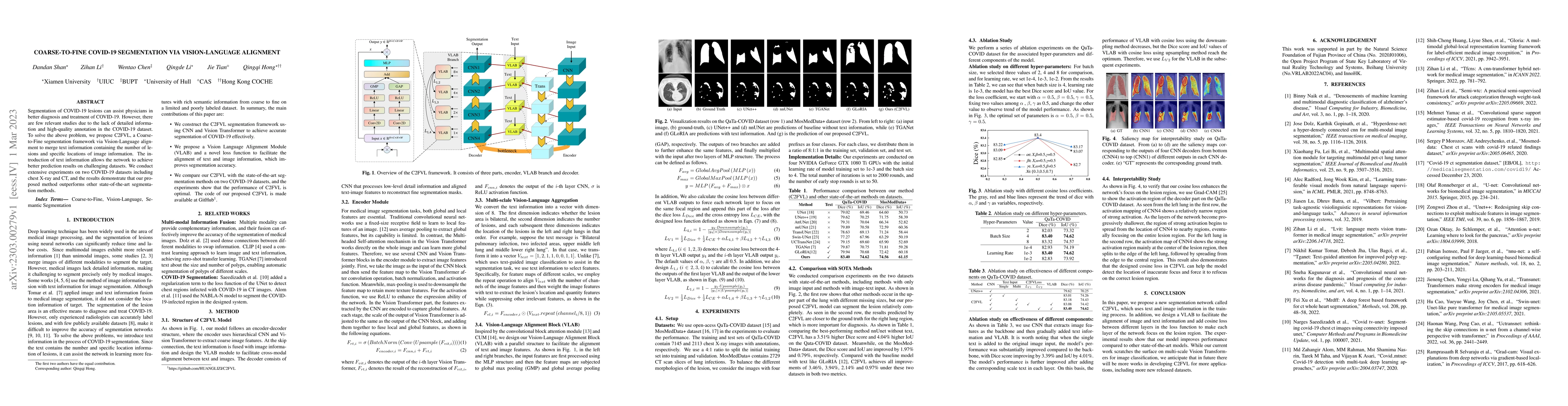 Thumbnail for Coarse-to-Fine Covid-19 Segmentation via Vision-Language Alignment