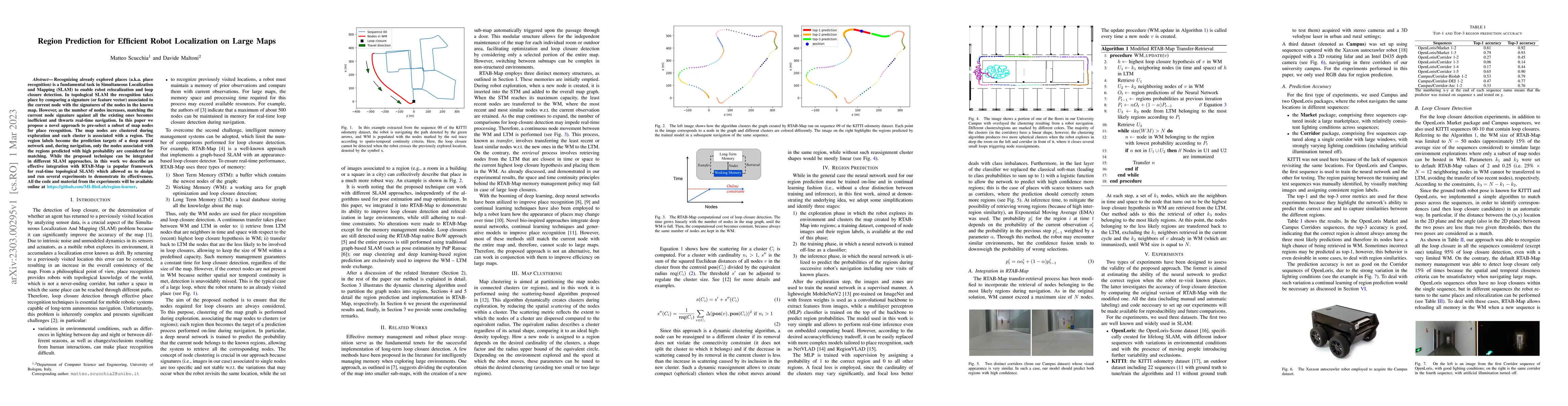 Thumbnail for Region Prediction for Efficient Robot Localization on Large Maps