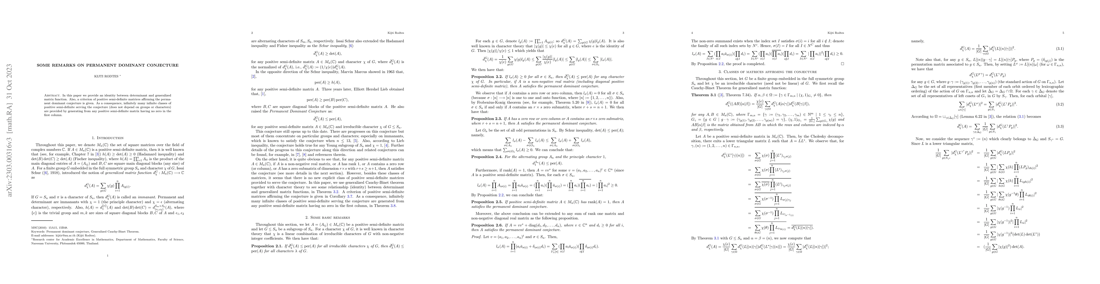 Thumbnail for Some remarks on permanent dominant conjecture