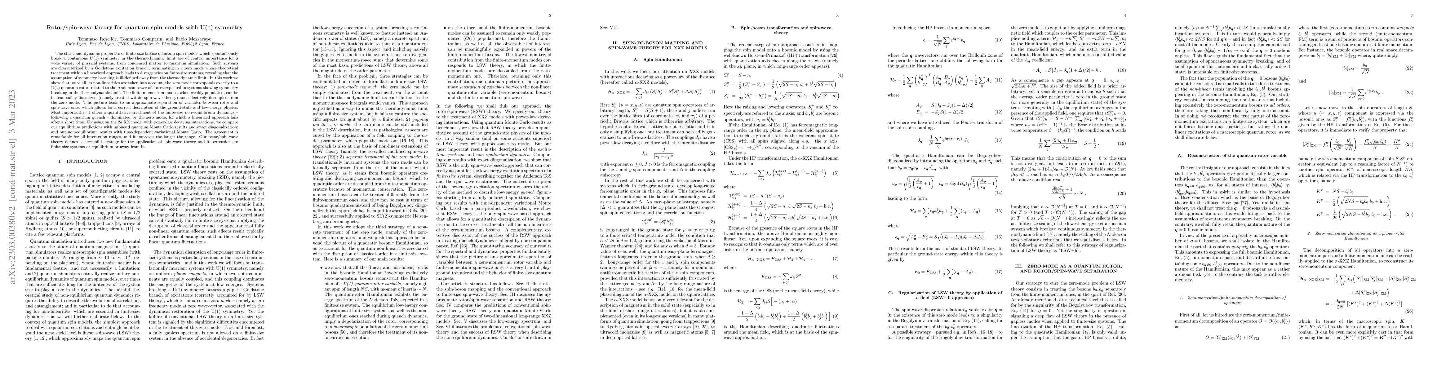 Thumbnail for Rotor/spin-wave theory for quantum spin models with U(1) symmetry