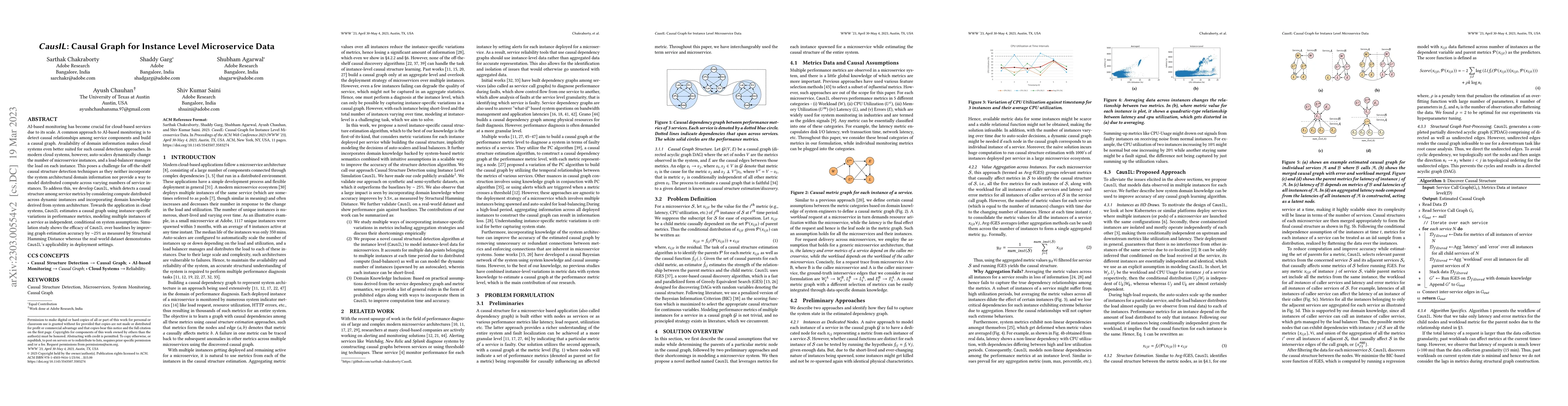 Thumbnail for CausIL: Causal Graph for Instance Level Microservice Data