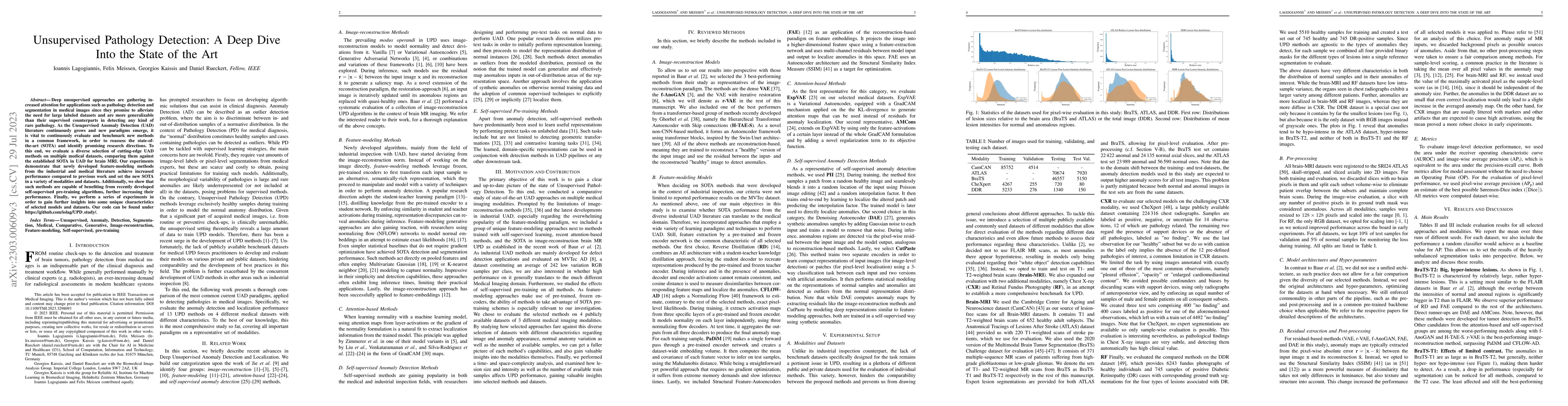Thumbnail for Unsupervised Pathology Detection: A Deep Dive Into the State of the Art