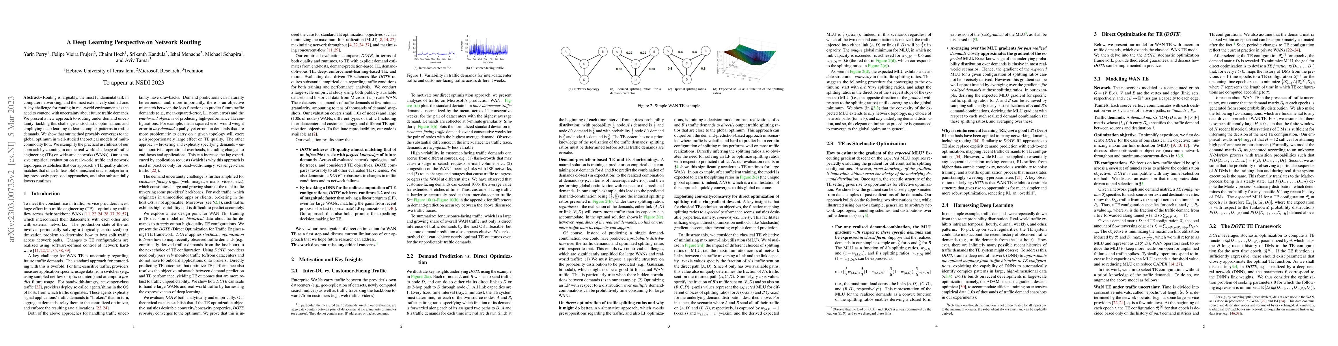 Thumbnail for A Deep Learning Perspective on Network Routing