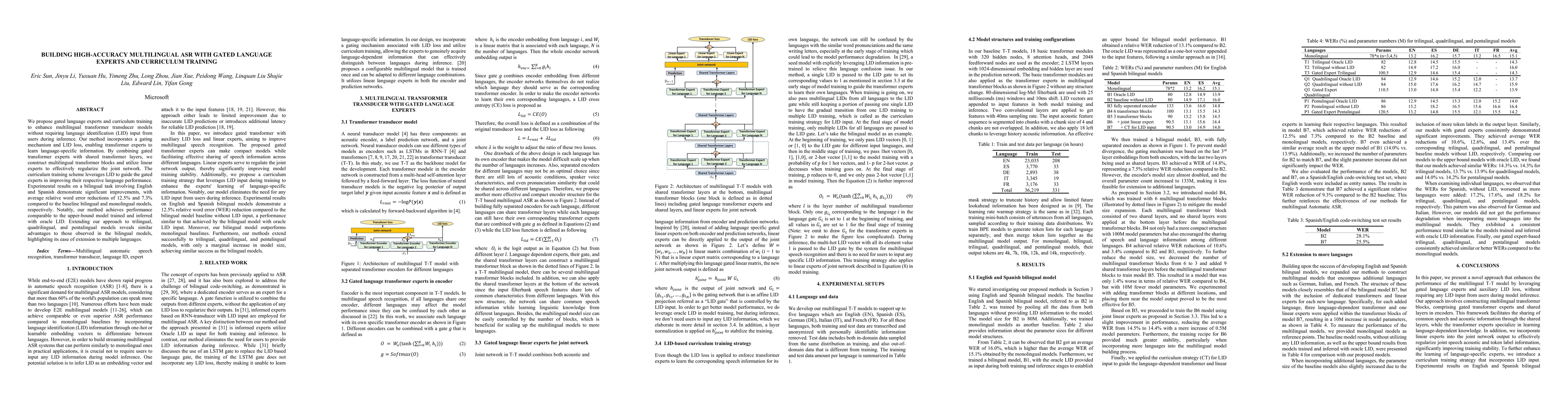Thumbnail for Building High-accuracy Multilingual ASR with Gated Language Experts and
  Curriculum Training